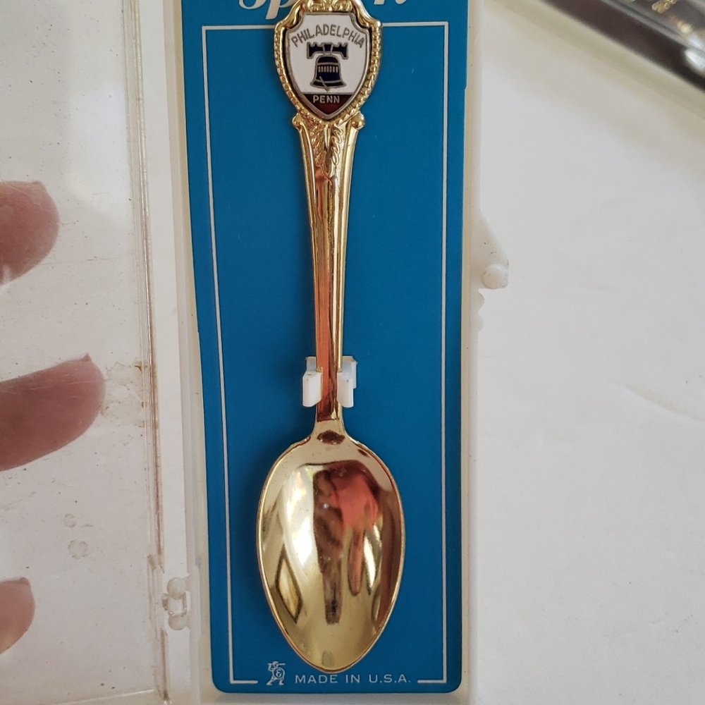PHILADELPHIA: Vintage Silver Plated Spoon